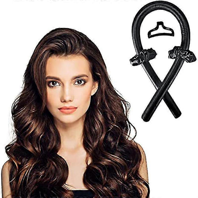 Heatless Curling Rod Headband Curls Silk Ribbon Lazy Curler Hair Roller
