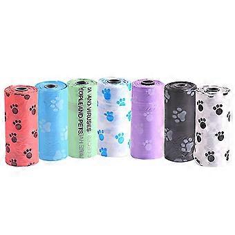 12pcs Disposable Dog Cat Garbage Bag Pet Waste Bag Poop Bags Dog Cat Clean Up Garbage Bag Outdoor Poop Pick-up Bag (random Pattern)