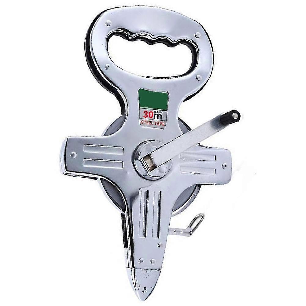 Strumento di misurazione con righello e metro a nastro portatile in acciaio inossidabile da 30/50/100 m