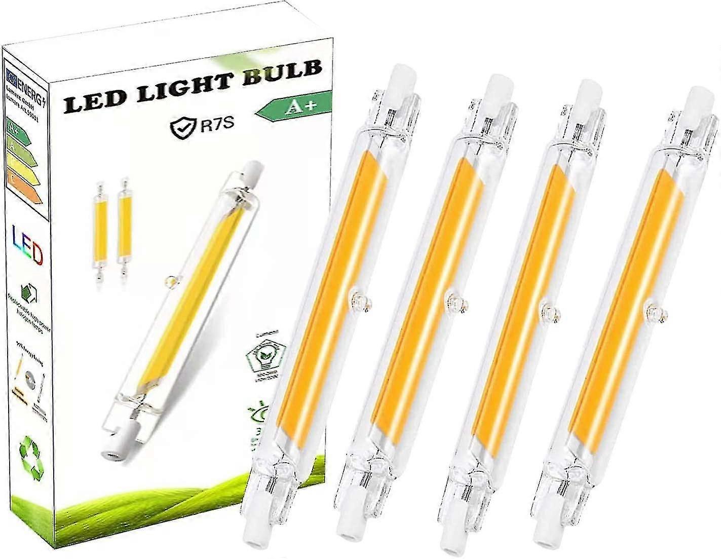 R7s Bulb 118mm Led 20w Dimmable Cool White 4000k Double Ended J Type Replacement Halogen 100w-200w Bulb 360beam Angle Pack Of 2