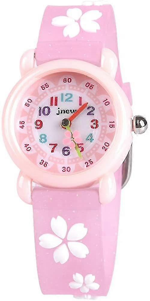 Flower Design Waterproof Watch For Kids