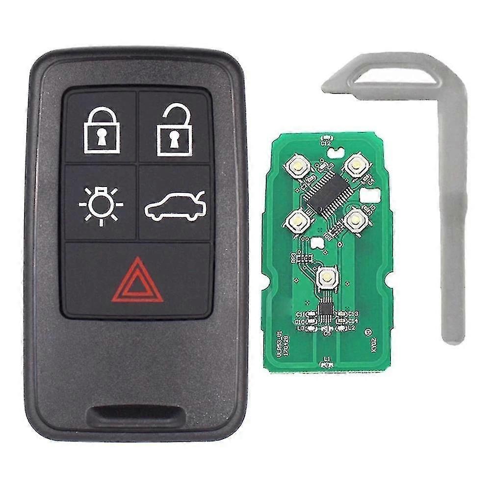 Kr55wk49264 Car Smart Key 5 Buttons For V60 S60 S60l S80 Xc60 Xc70 V40 2007-2016 Id46 Pcf7953 Chip