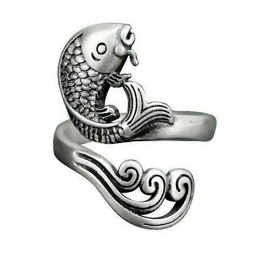 Ringsy tillbehör stickning Loop Virkad Ring Justerbar Fingerborg Ring