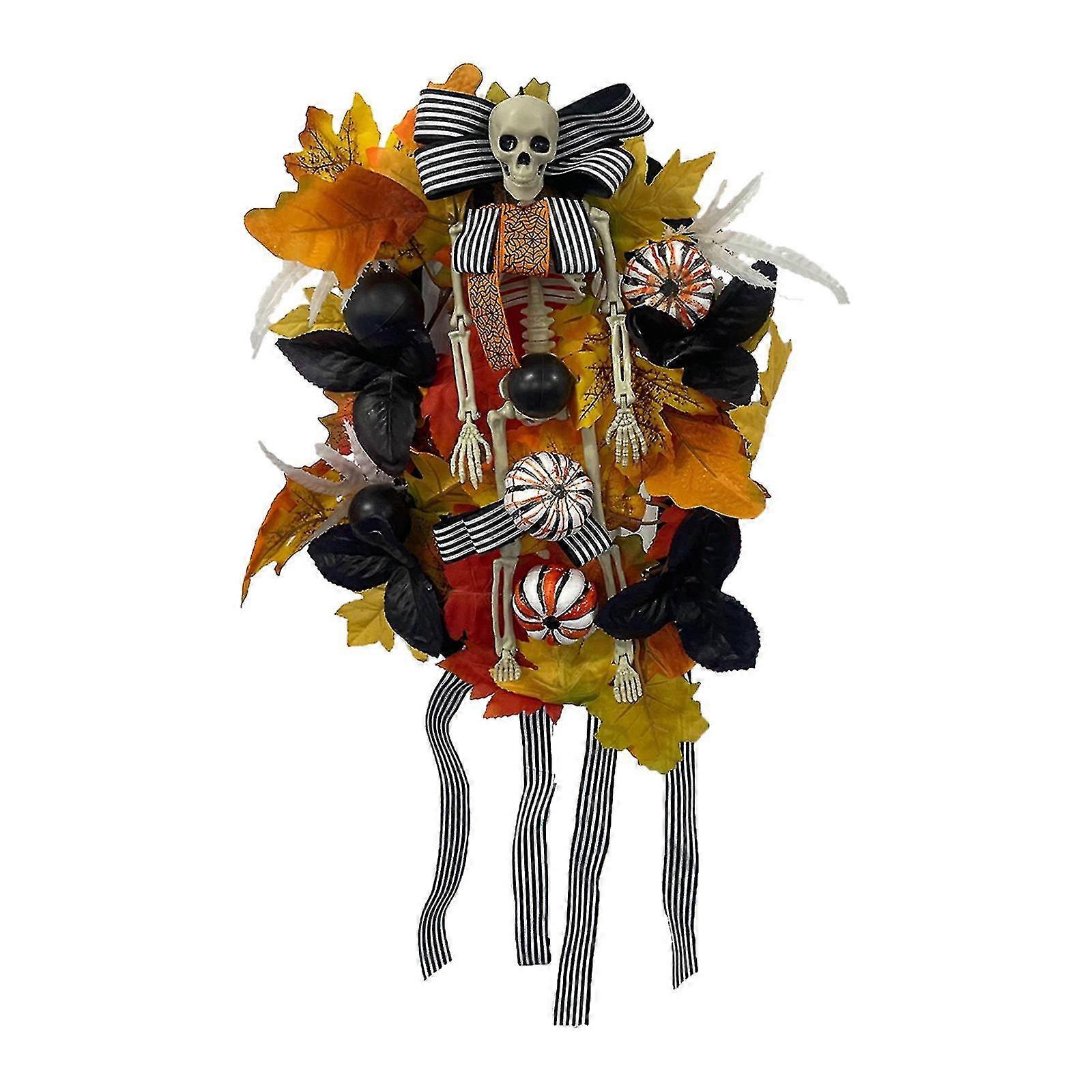 Halloween Skeleton Door Garland Scary Skeleton Skeleton Length 40cm