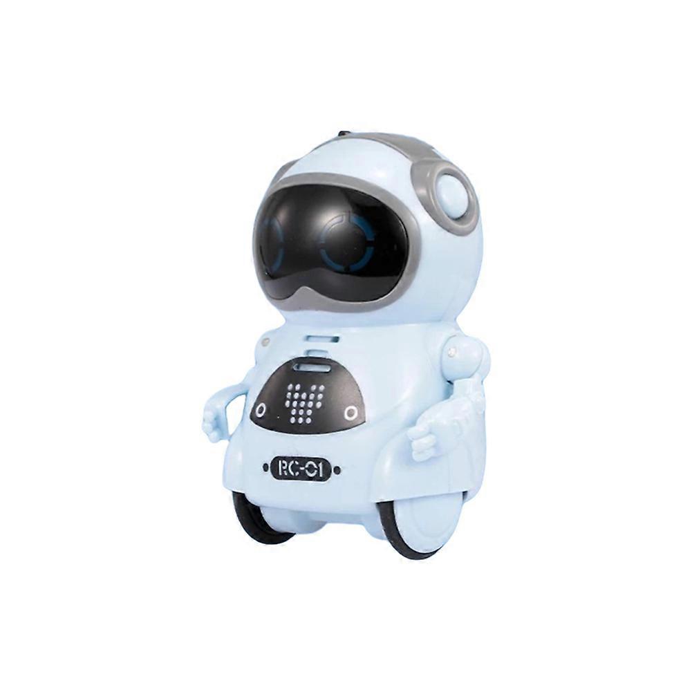 Mini Pocket Robot Toy with LED Lights for Entertainment