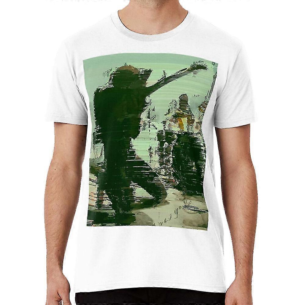        Crew Neck T-Shirt drift glitch art  