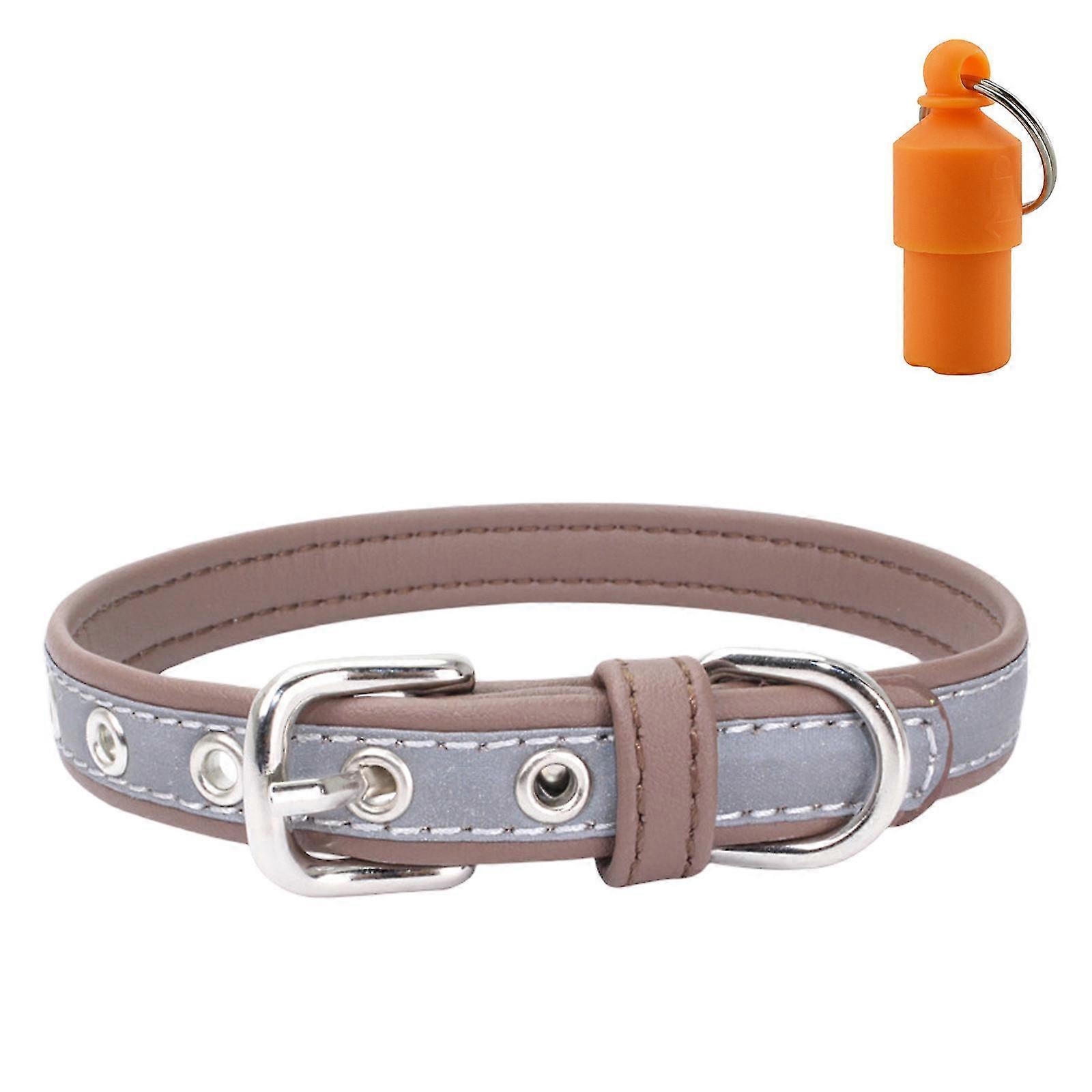 Cute Reflective Dog Cat Collar With Name Tag Microfiber Adjustable Puppy Kitten Collars For Small Medium Large Girl Boy Cat Dog