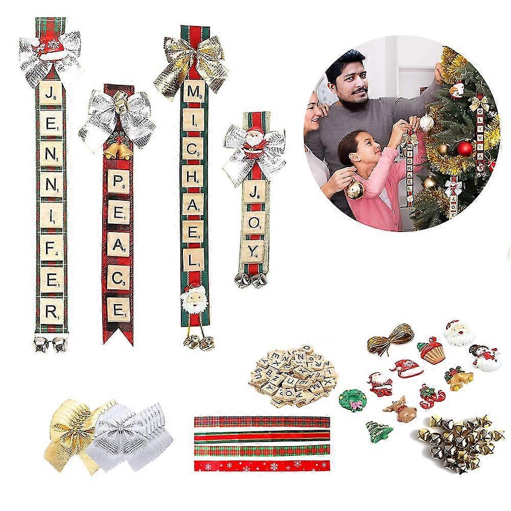 DIYハンギングクリスマスオーナメントキットパーソナライズされた工芸品クリスマスツリーの装飾