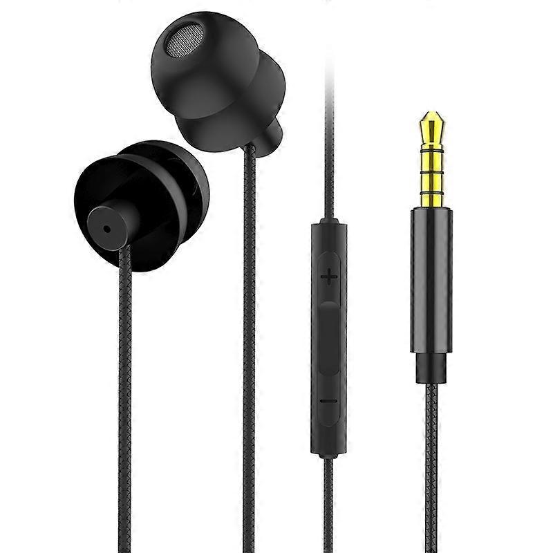 3.5mm Plug In-Ear Wired Control Earphone with Mic