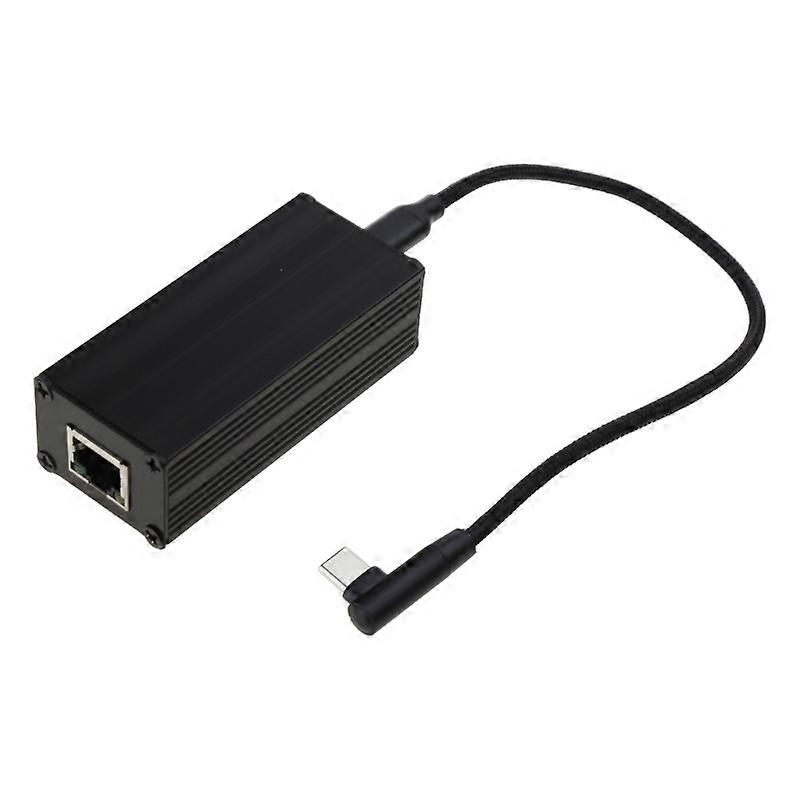 POE naar Type-C Netwerk 5V/9V Adaptieve 10/100Mbps Ethernet-kaart Bedraad - Breedband