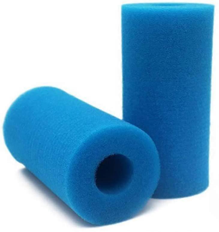 type a filter sponge, pool filter foam, reusable intex spa filter, 2 pieces