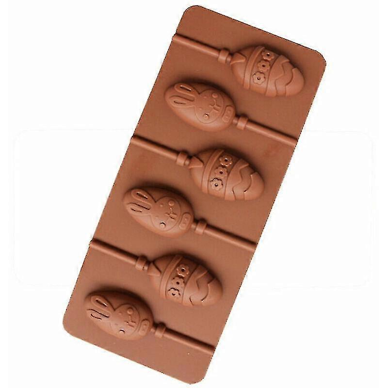 Silicone Mold For Easter Eggs And Rabbit Chocolate Mold Lollipop Mold