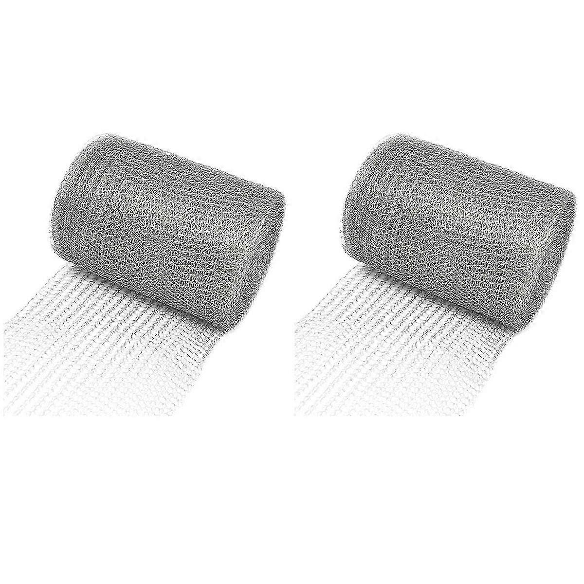 2X Wire Mesh Stainless Steel 12.7 cm x 12 M Wire Mesh Fine Mesh Stainless Steel Mesh Close Mesh for