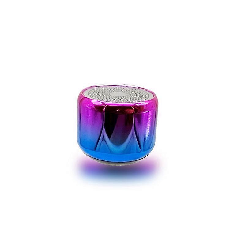 Mini Bluetooth Speaker Colorful Plating Finish Portable Outdoor Sound System For Music Lovers