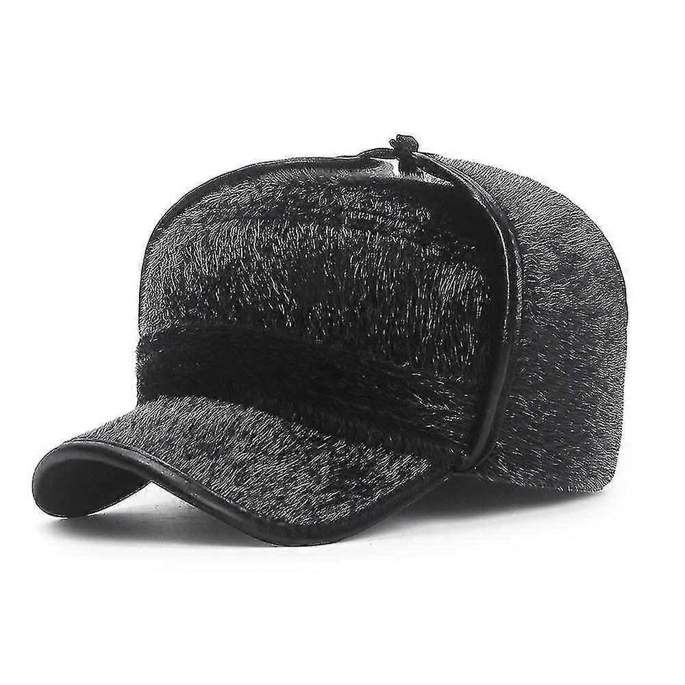 Men's Duck Work Advanced Cotton Winter Ball Cap With Earmuffs