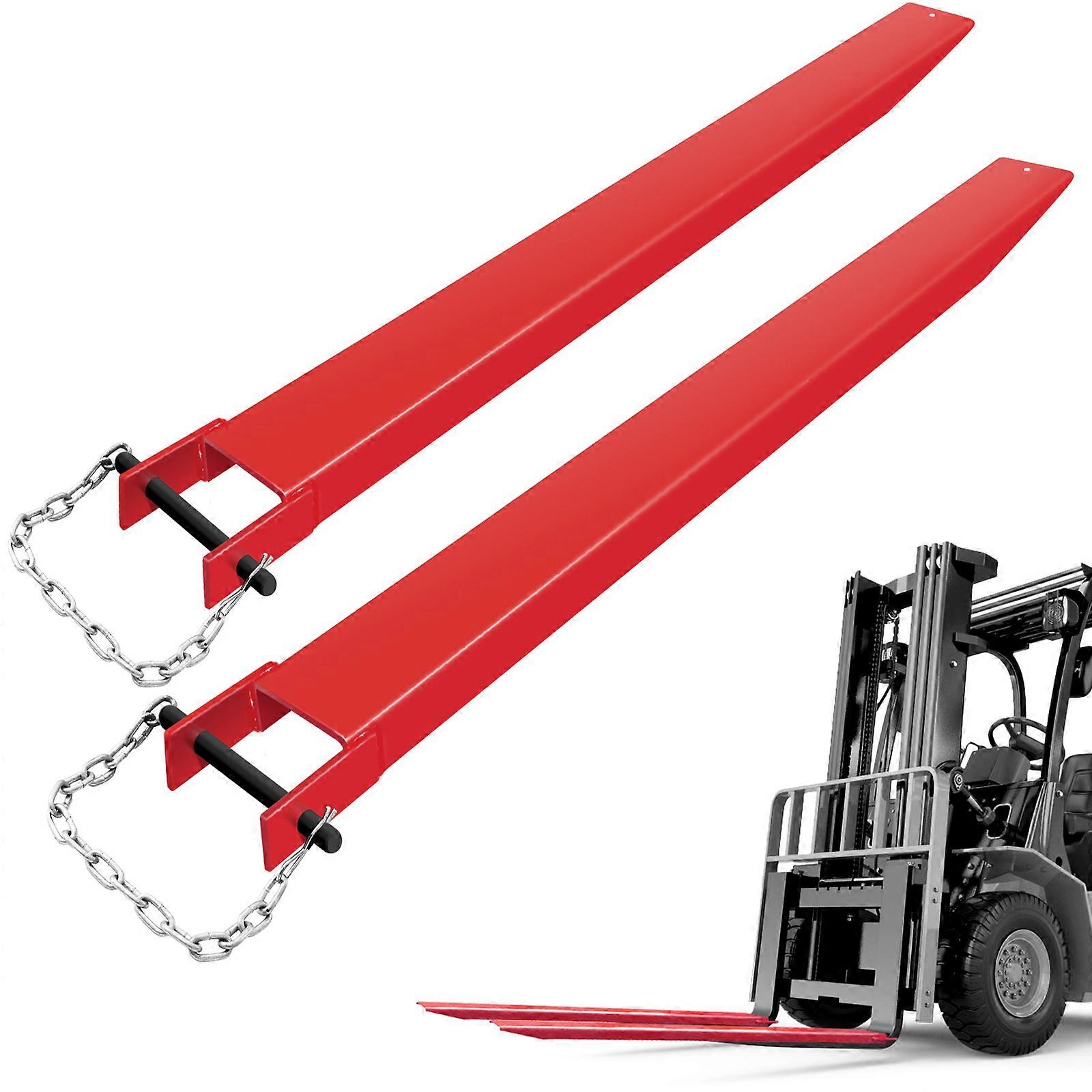 Pallet Fork Extensions Forklift Extensions 82x4.5inch for Forklift Truck Loaders