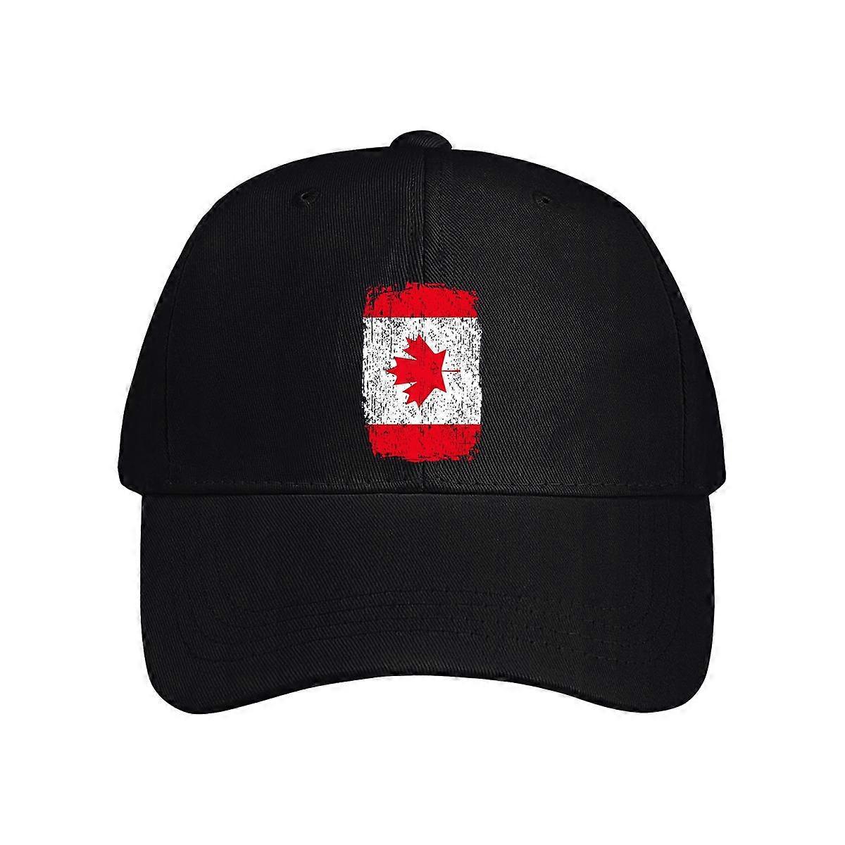 Distressed Canada Flag Baseball Cap