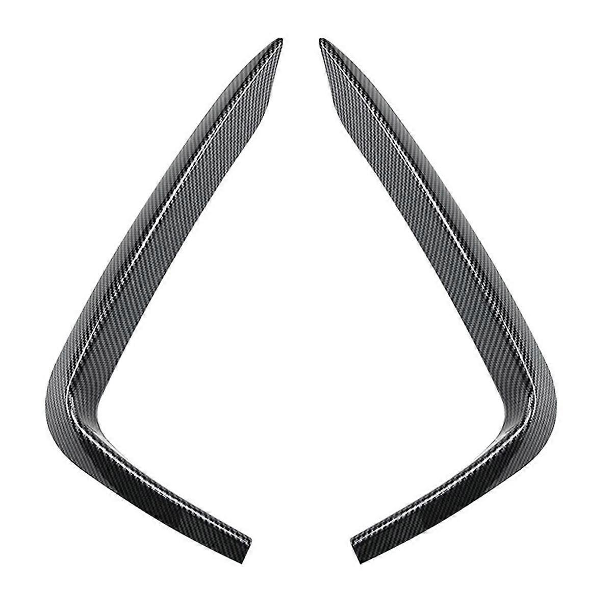 Auto-Frontstoßstangen-Lippen-Splitter-Spoilerstreifen für 2er Serie F22 F23 2015-2019 Luftmesser-Verkleidungen Kohlefaser