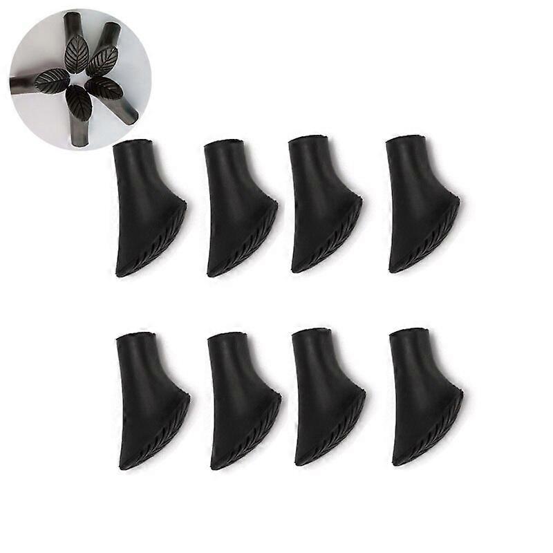 8Pcs Trekking pole Nordic Walking Stick Cane ClimbReplacement Alpenstock Outdoor Camping Hike Protector Cap Tip Rubber Canes & Walking Sticks