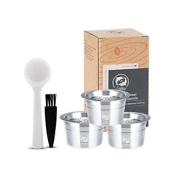 Refillable Pod Stainless Steel Reusable Coffee Capsule for Cafissimo Classic K FEE Caffitaly Tchibo Machine Three Hearts Machine