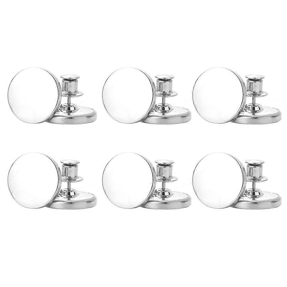 6 pairs of Magnetic Curtain Buckles Drapery Closure Holdback Button Curtain Magnets