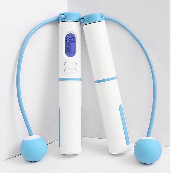 Jump Rope, Digital Weighted Ropeless Skipping Rope, Adjustableblue