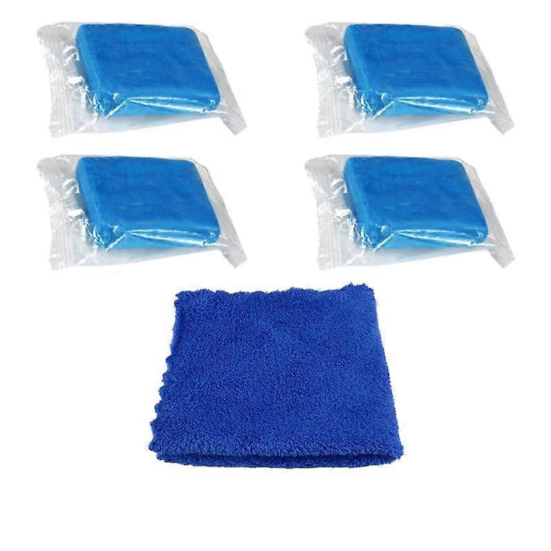 Auto Krása Magic Clay Stick Cleaner Pro Mytí Aut Krása Čištění Modré 100g 4 Sady