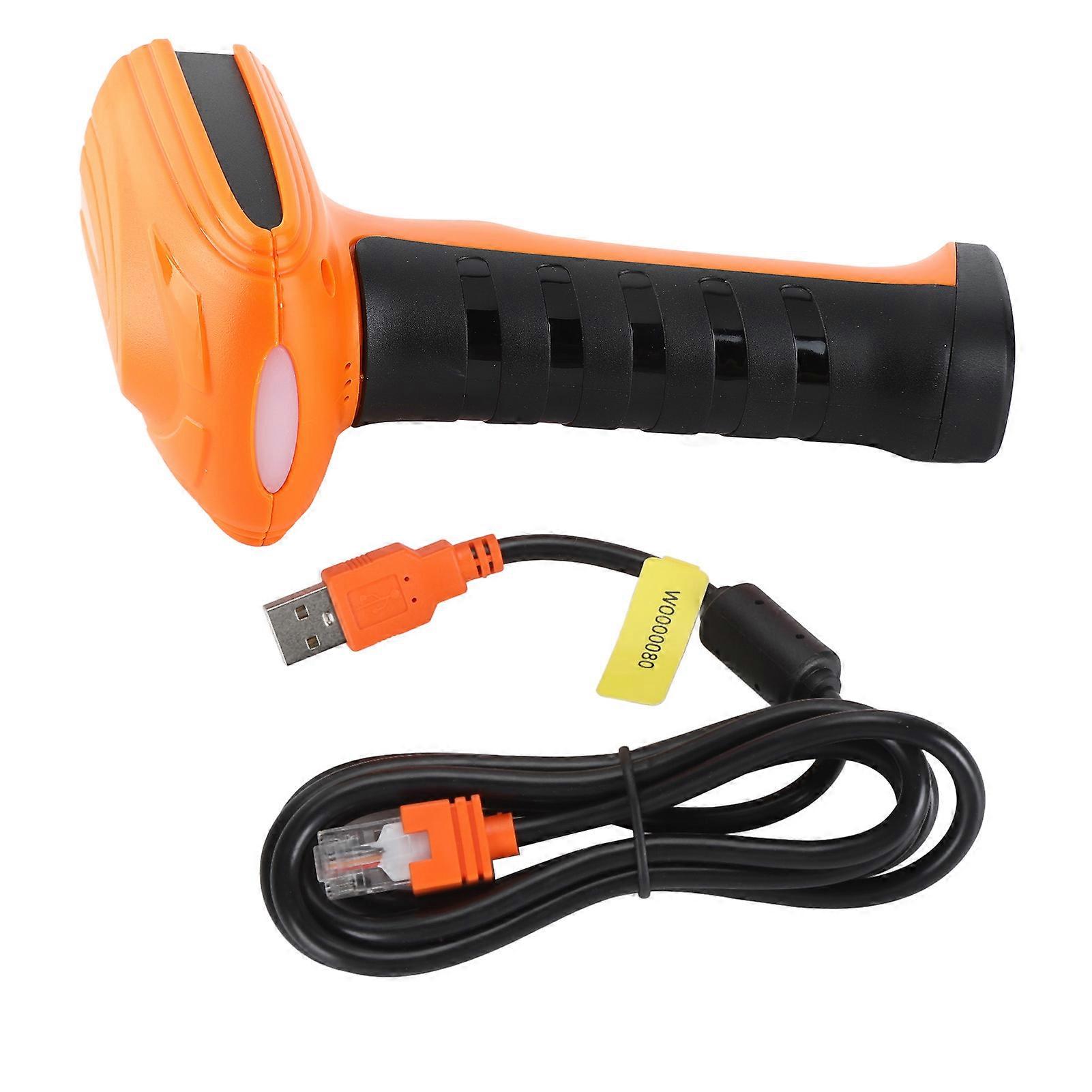 Handheld USB QR Barcode Scanner High Sensitivity Fast Efficient Wired 1D 2D Barcode Scanner for Mobile Payment Store Supermarket Warehouse