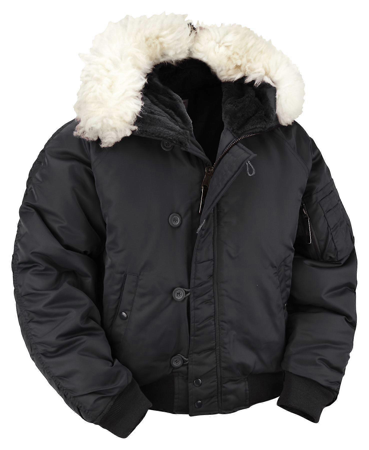 Army Military N2B Snorkel Bomber Flight Jacket