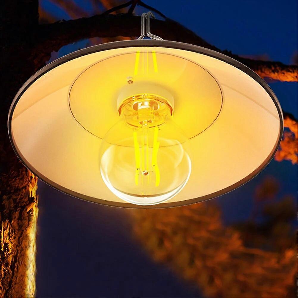 Retro Lighting Lantern Waterproof with Hook Decorative Hanging Lights Type-c Charging Camping Tent Lights for Outdoor Equipment