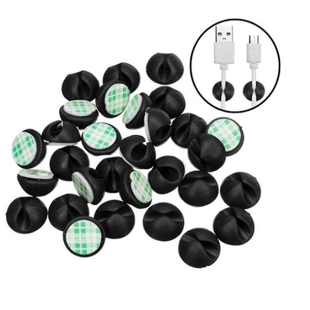 20 Pcs Cable Winder Organizer Cable Clip Desk Tidy Organiser