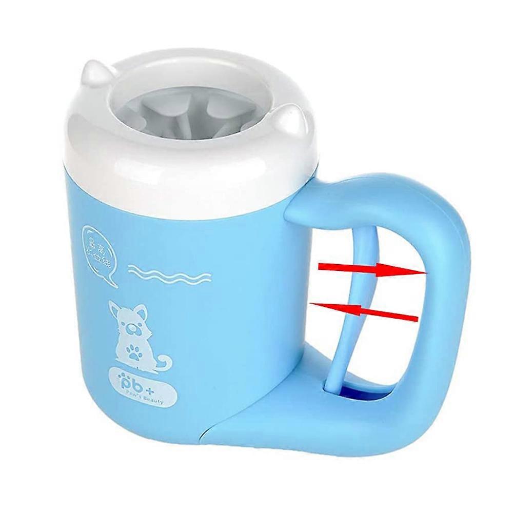 Dog Paw Cleaner Cup Muddy Paw Cleaner for små hunder Katter Halvautomatisk bærbar Foot Washer Pet Paw Cleaner