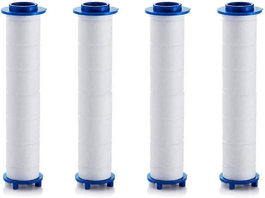 4 Pieces PP Cotton Filter Shower Filters Water Filter Element Use for Shower Head Replacement Filter Shower Water Purification 11.5cm Long