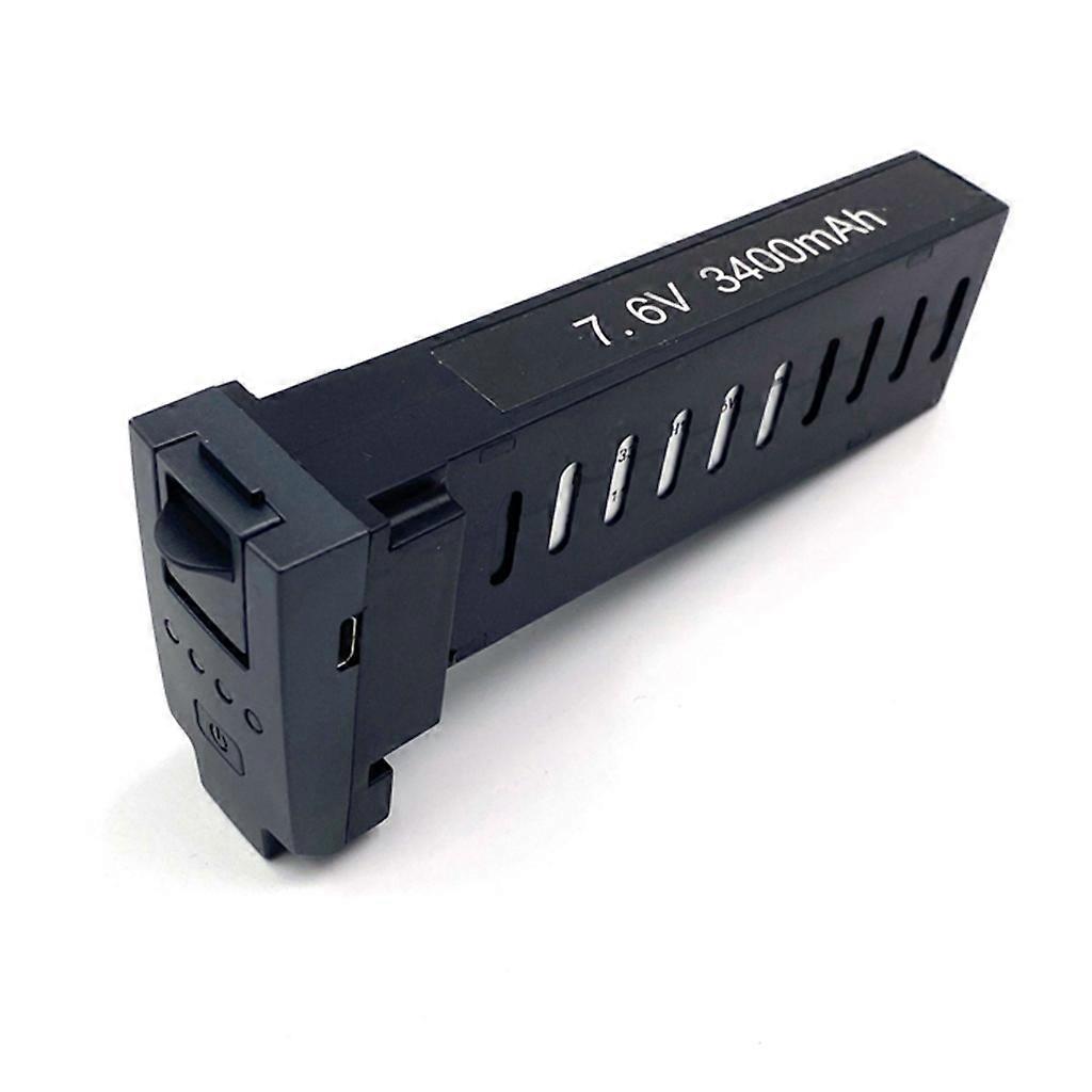 7.6V 3400mAh Rechargeable Lithium Polymer Battery High Capacity Lipo Battery for SG906 Pro 2/SG906 Max RC Drone