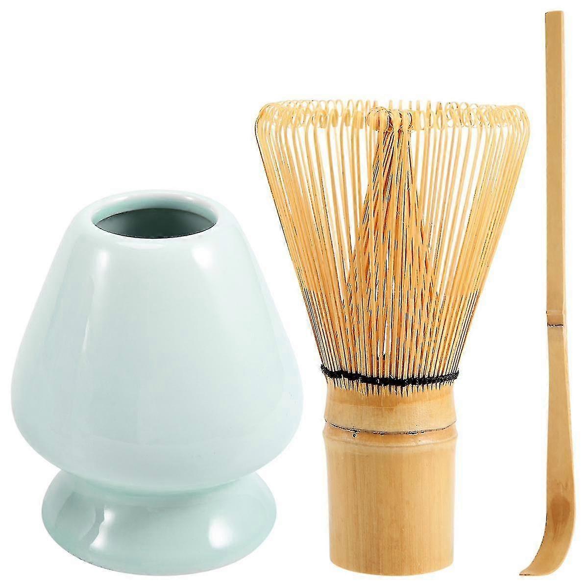 Set Bamboe Matcha Thee Set 100 (chasen), Traditionele Schep, Houder