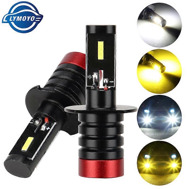 2pcs LED Fog car light  H1 LED H3 LED 1860 2SMD  Fog lamp Driving DRL Auto Daytime Running  DC 12V White yellow Universal