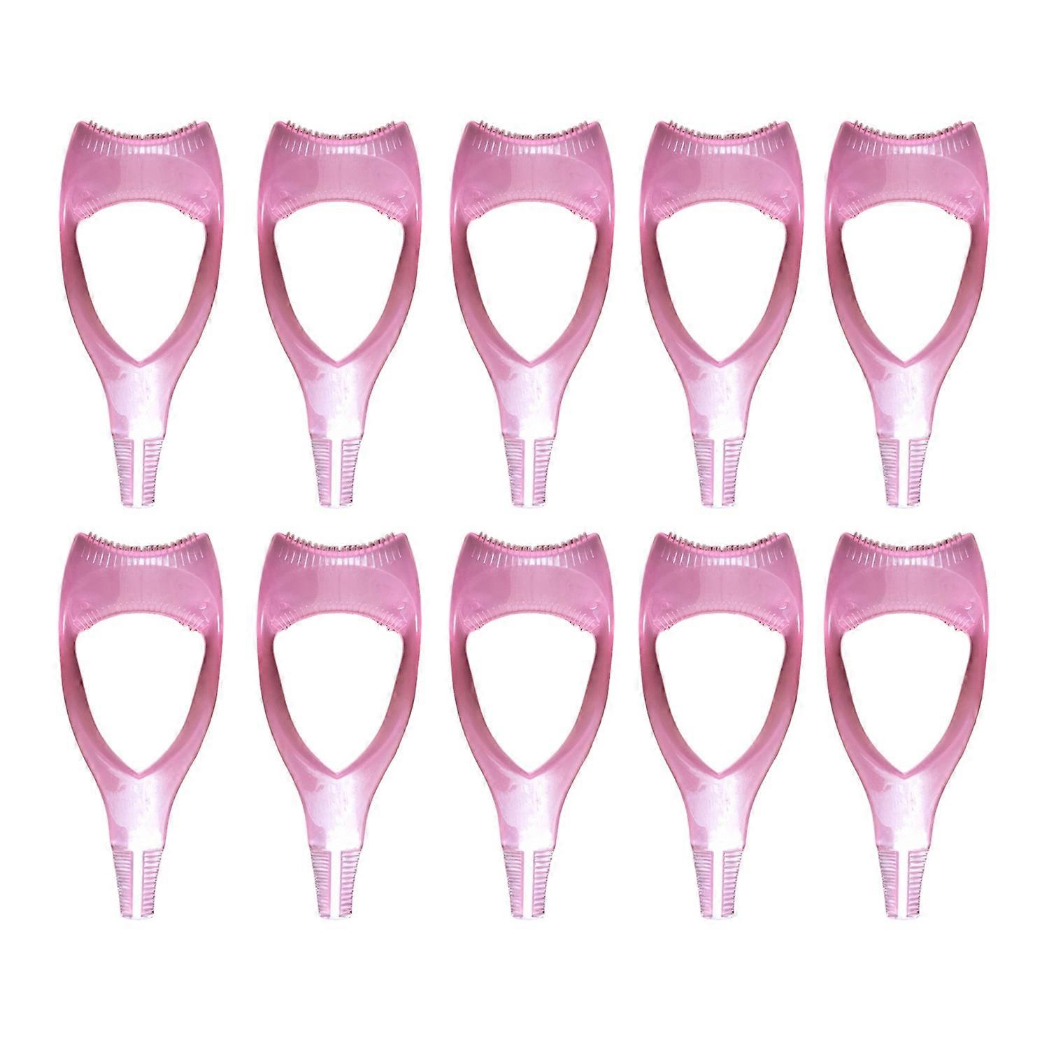 10Pcs Mascara Lash Guard Set Curved Comb Design 3-in-1 Mascara Shield Applicator Easy to Use Eyelash
