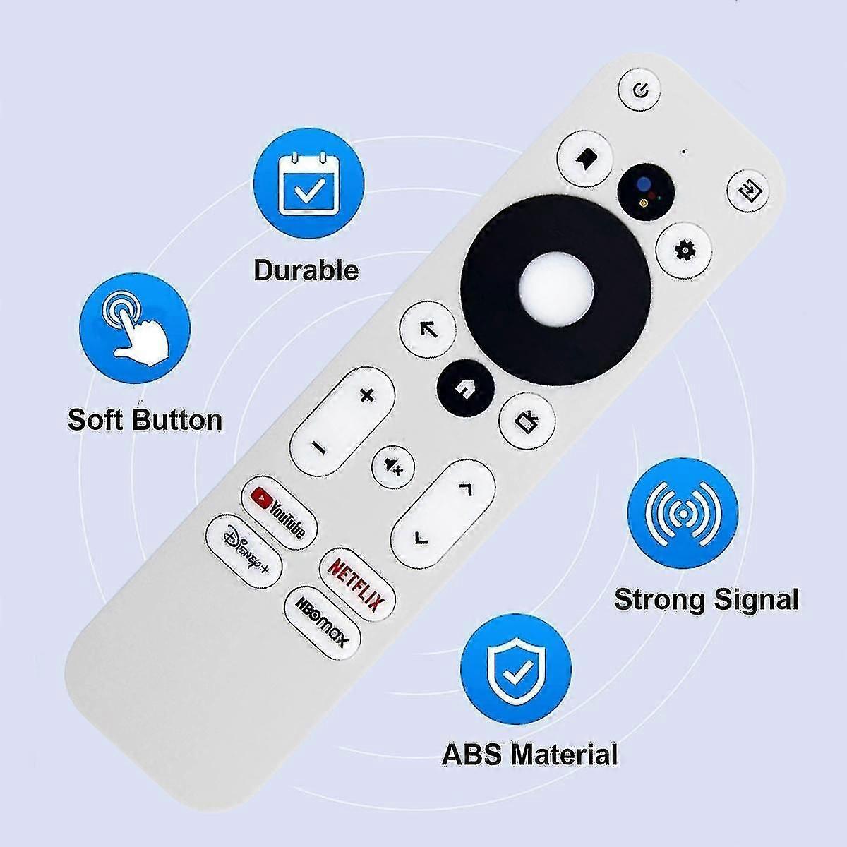 Byt ut röstfjärrkontrollen för / KM2 för KM2 4K-certifierad röst Android TV-box Boris