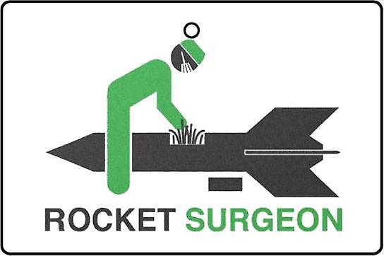 Rocket Surgeon Car Air Freshener