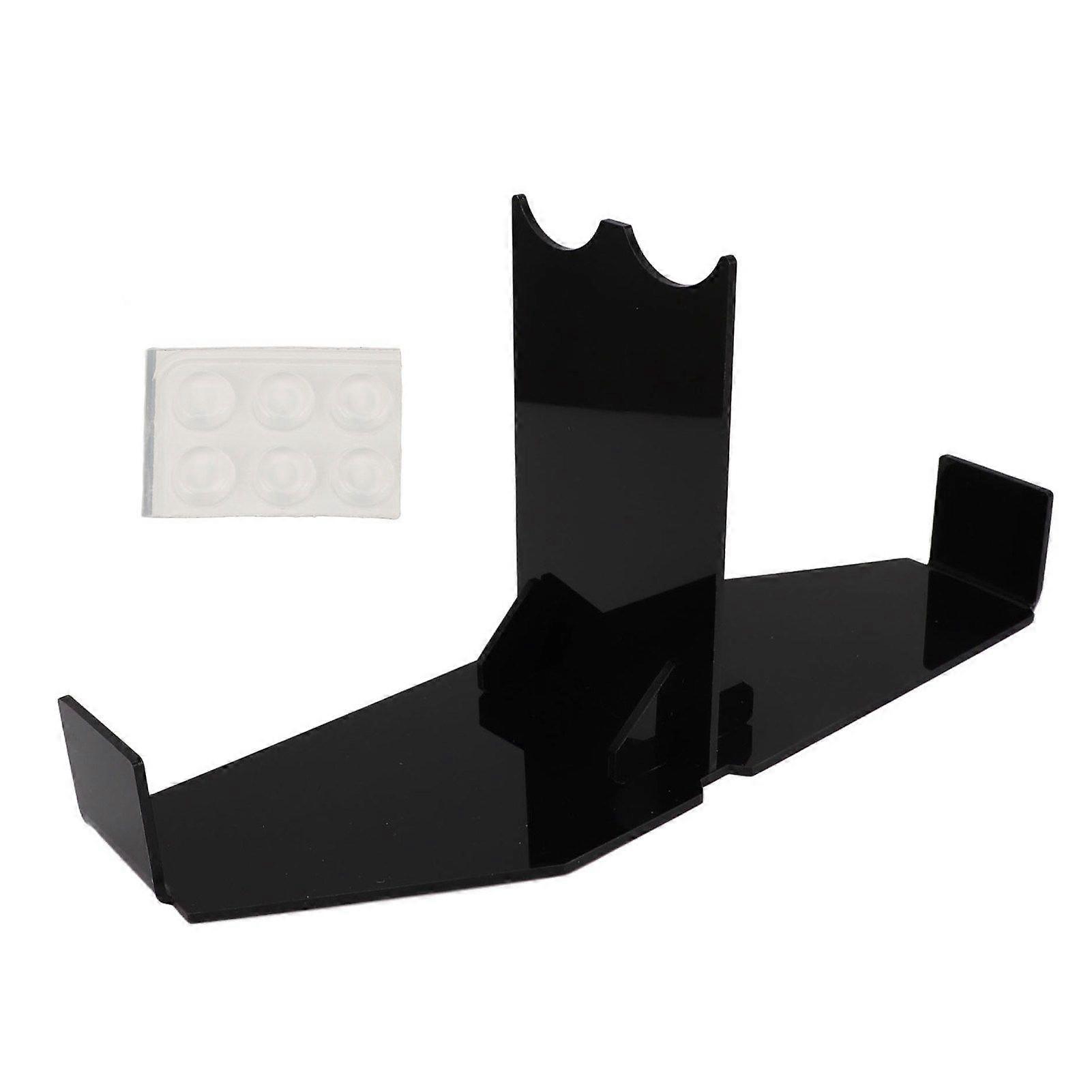 Lightsaber Display Stand Acrylic Desktop Lightsaber Display Holder Rack Wand Stand Dagger Dispaly Stand with Anti Slip Pad Black