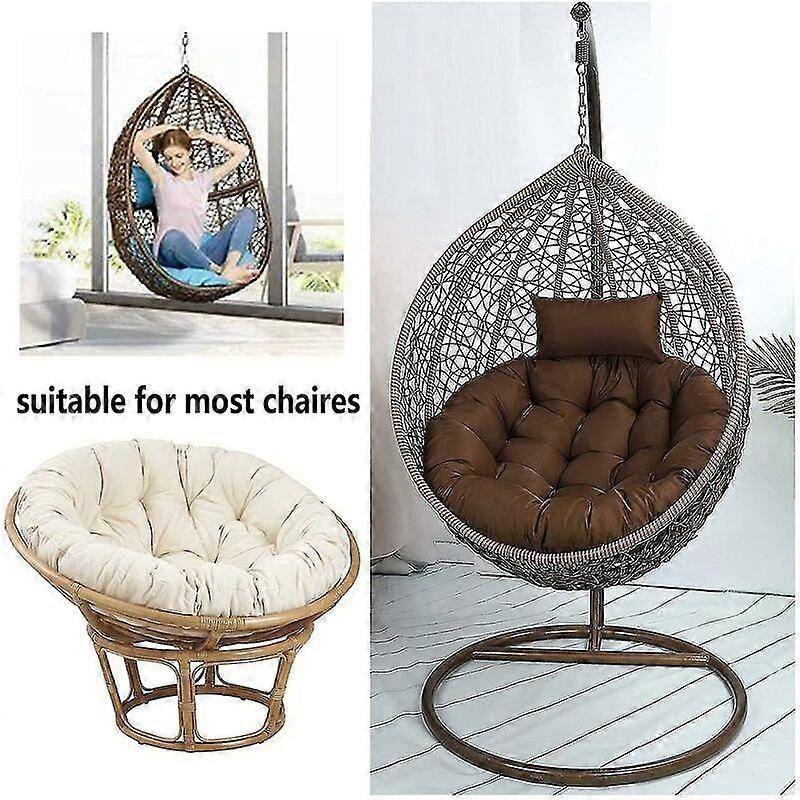 Coussin de chaise d'oeuf, coussin de chaise d'oeuf suspendu uniquement coussin de chaise suspendu d'extrieur coussin de chaise papasan de remplacement