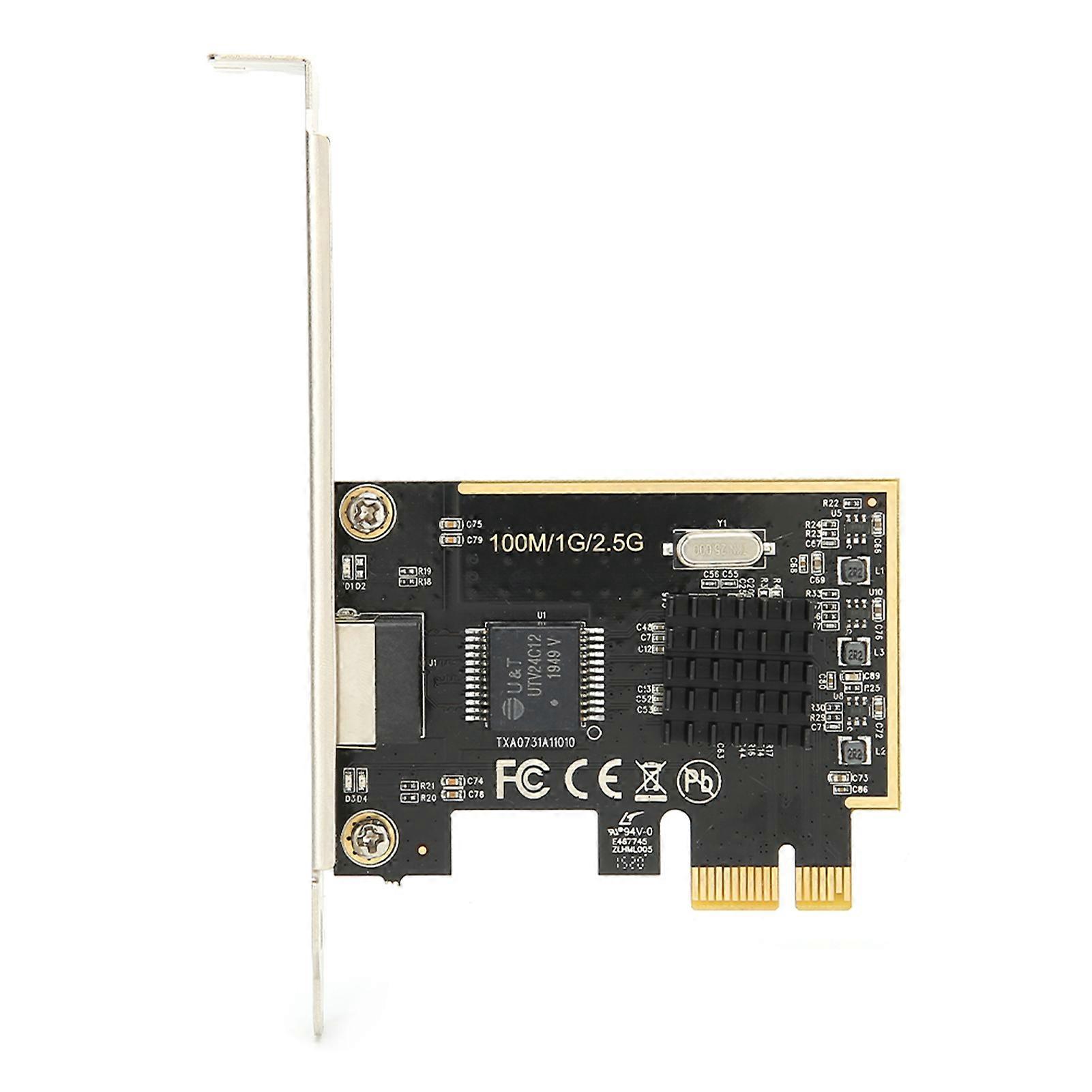 2.5G PCIe Network Card RJ45 Gigabit LAN Adapter for Desktop PC