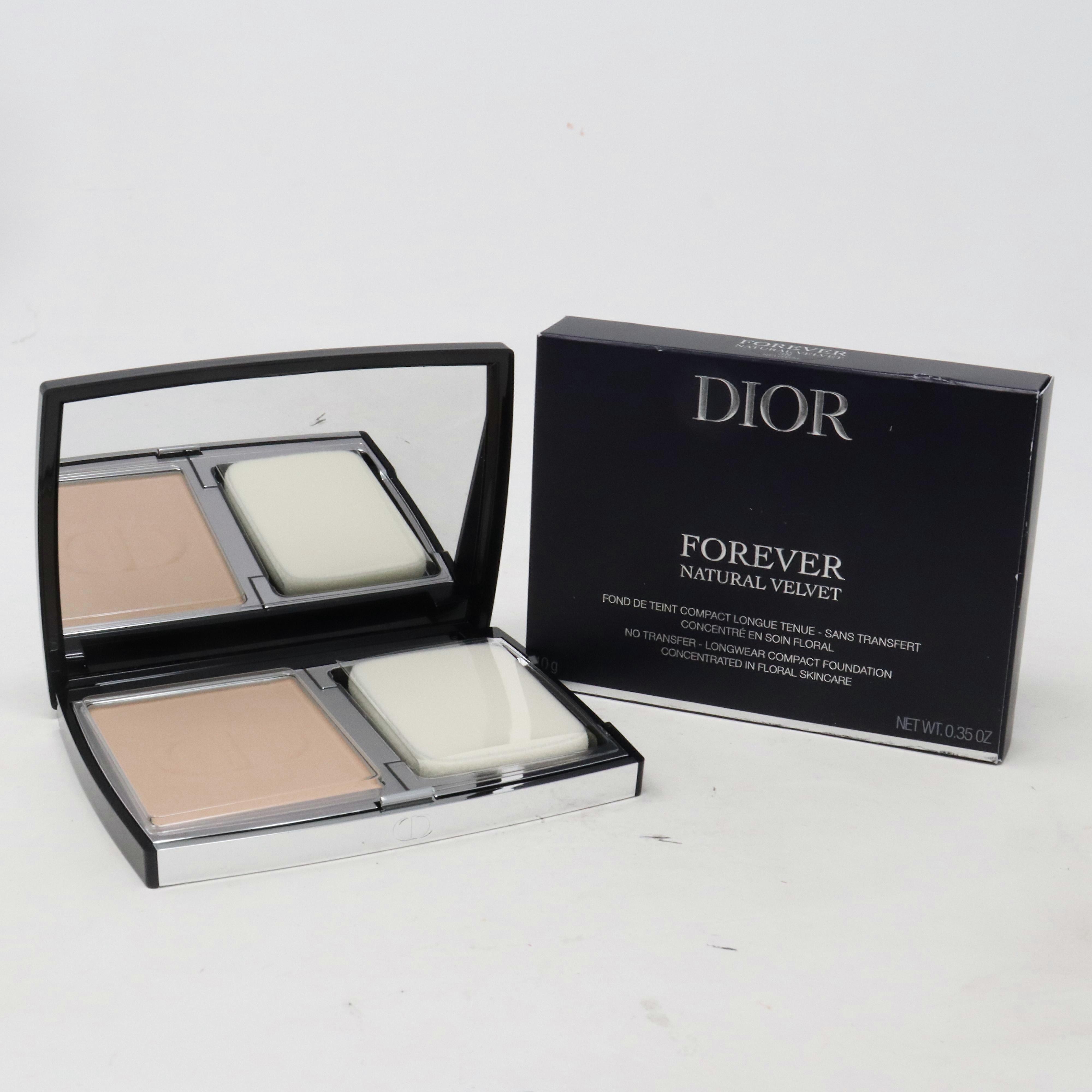 Dior Forever Natural Velvet Compact Foundation 0.35oz/10g New With Box