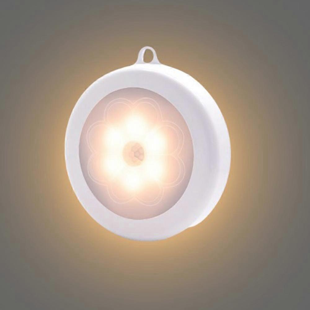 6cm 스마트 모션 센서 LED 야간 조명 - 배터리 작동