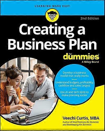 Creating A Business Plan For Dummies by Veechi Curtis Paperback