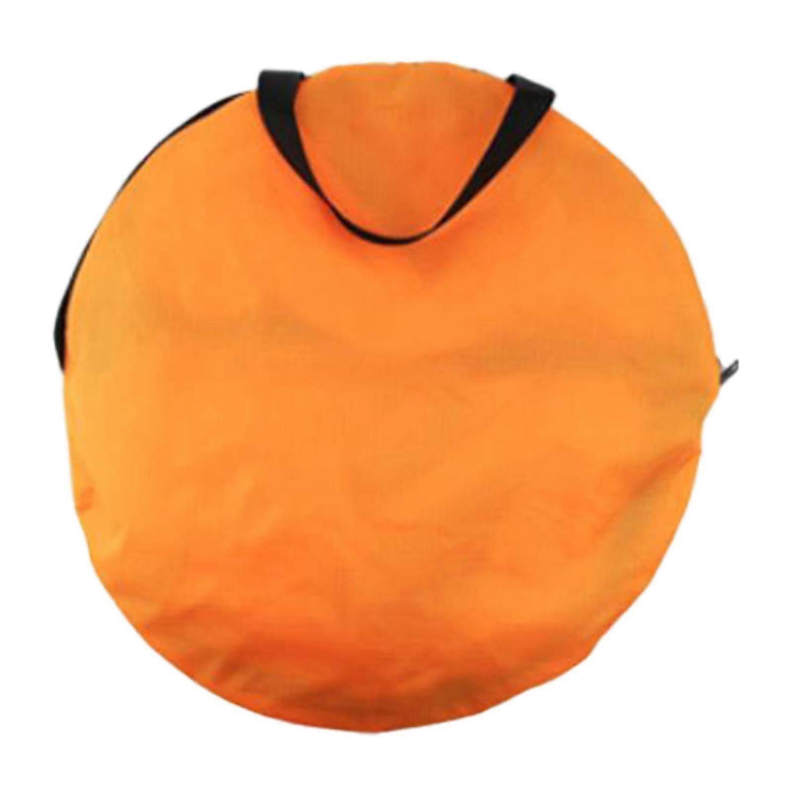 Downwind Wind Sail Quick Deployment Sailboat Lightweight Folded Clear Window Orange