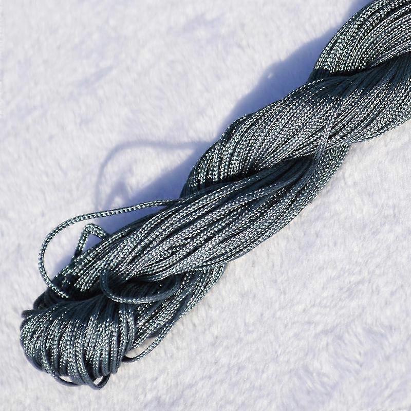 20m 1.0mm For Jewelry Making High Quality DIY Thread Braided String Bracelet Nylon Cord Macrame Cord Tassels Beading String Handmade Material