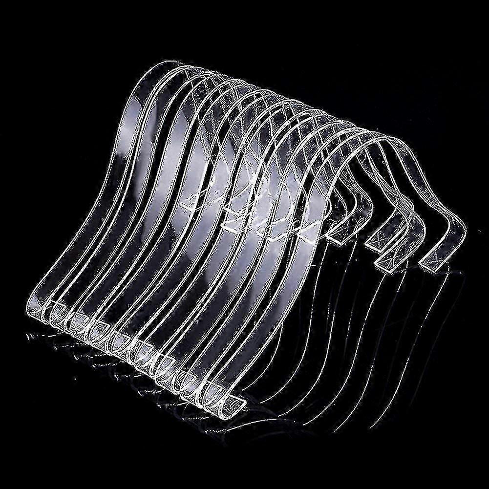 Barsinfi 10 Pcs/5 Pairs Acrylic Clear Sandal Shoes Display Stand Inserts Holders Shoe Display Rack Shoe Support For Women's Shoes