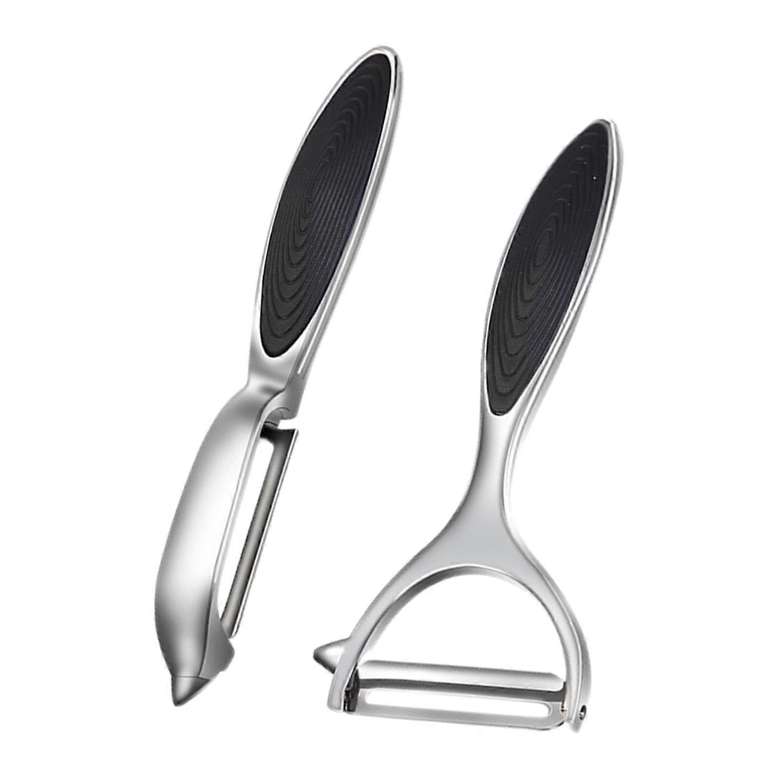 Vegetable and Fruit Peeler Set 2Pcs Y Shape and i Shape for Zinc Alloy Body