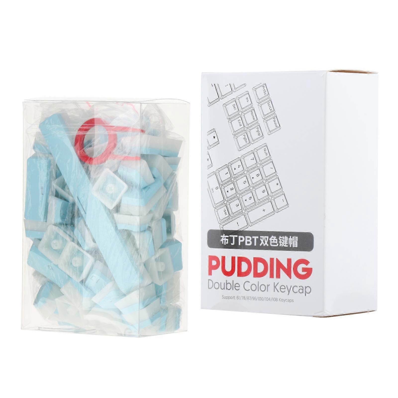 PBT Pudding Translucent 10 Keycap Set Mechanical Keyboard PC Gaming